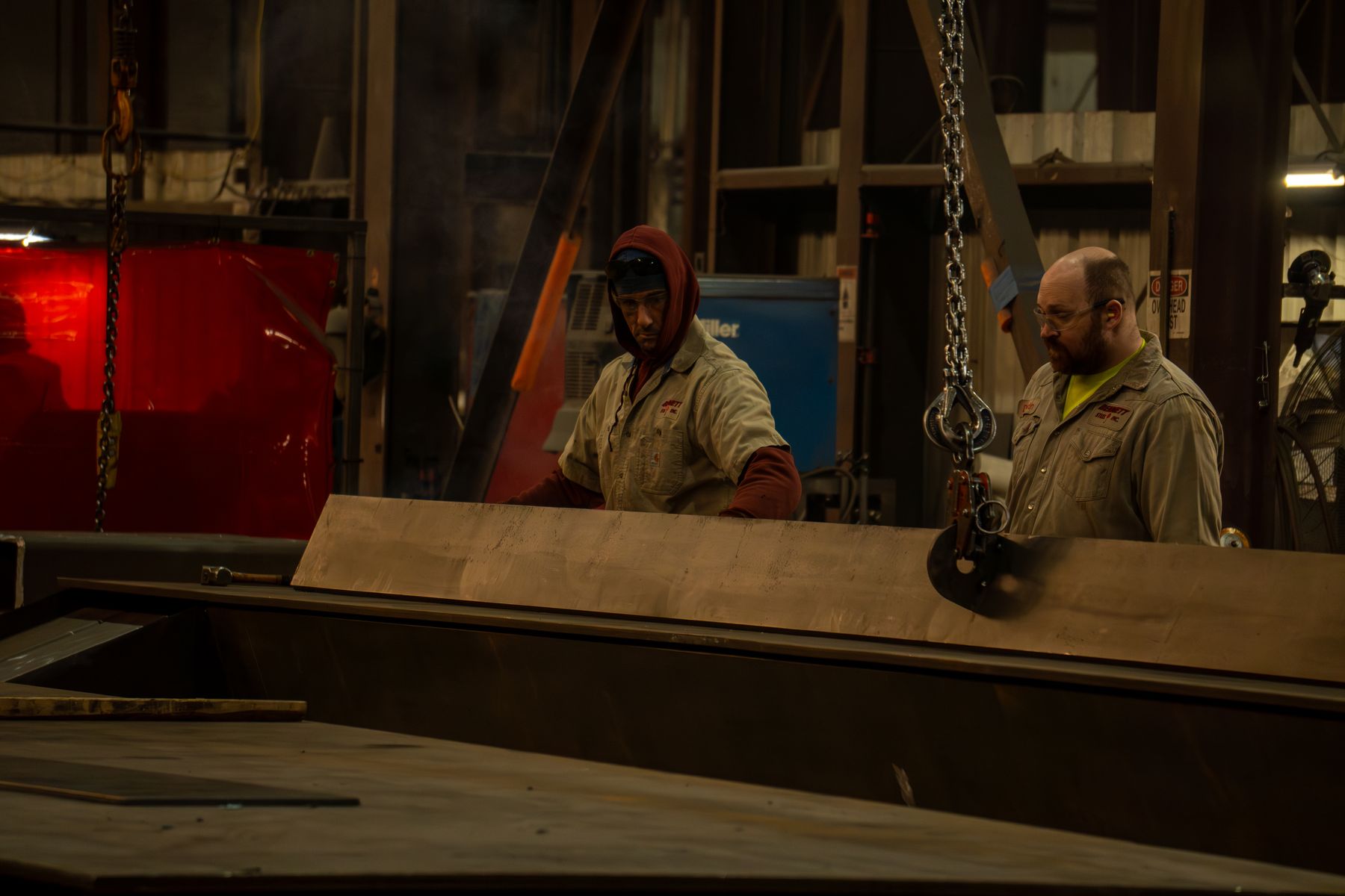 Fabricators at work