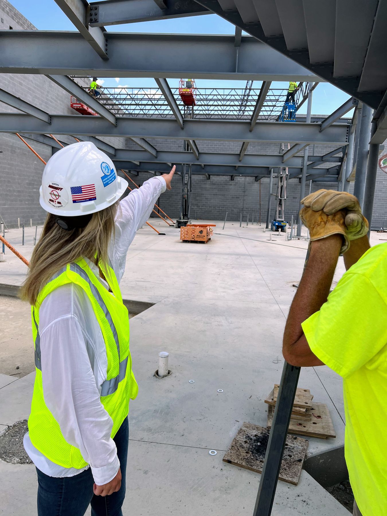 Bennett crew in PPE on a jobsite